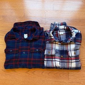 12-Pack Crewcuts Boys’ Flannel Shirts size 12